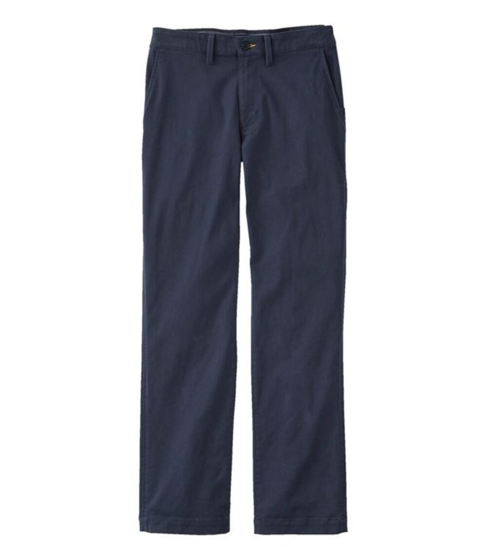 NWT L.L.Bean Men's Comfort Stretch Chino Pants in Carbon Navy size 38 x 30